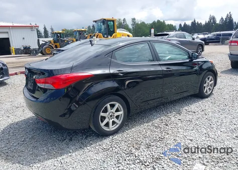 2012 Hyundai Elantra Gls (Ulsan Plant) z USA, uszkodzony, nr VIN KMHDH4AE0CU363189